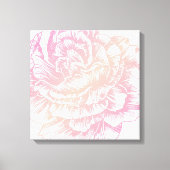 311 Le Plush Fleur Roze Canvas Afdruk (Voorkant)