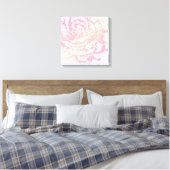 311 Le Plush Fleur Roze Canvas Afdruk (Insitu (Slaapkamer))