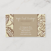 311 LEMON FLORAL VISITEKAARTJE (Achterkant)