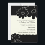 311-Les Fleurs Black Uitnodiging<br><div class="desc">311-Les Fleurs Black Invitation .. gebruik dit voor jubilea,  repetitiediners,  verjaardagen ...  als je hulp nodig hebt,  stuur me hieronder een bericht!</div>