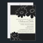 311-Les Fleurs Black Uitnodiging<br><div class="desc">311-Les Fleurs Black Invitation .. gebruik dit voor jubilea,  repetitiediners,  verjaardagen ...  als je hulp nodig hebt,  stuur me hieronder een bericht!</div>