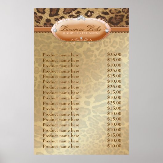 311 Lichtluipaard Poster (Voorkant)