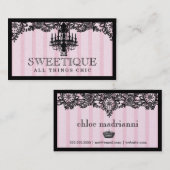 311 Lichtroze strips en luzenkluchters Visitekaartje (Voorkant / Achterkant)
