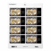 311 Liefde Kant Brons Platter Etiket (Full Sheet)