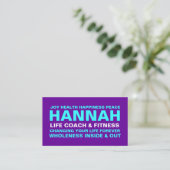 311 Life Coach Trainer, enz. Visitekaartje (Staand voorkant)