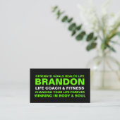 311 Life Coach / Trainer / Etc. Visitekaartje (Staand voorkant)