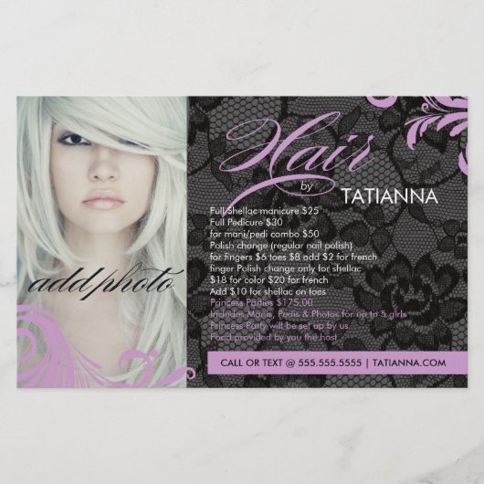 311 Lila- en lakhaar per flyer (Voorkant)