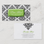 311 Limoen Blast Damask Lime Green Visitekaartje (Voorkant / Achterkant)