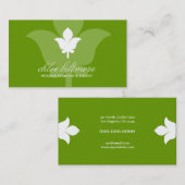 311 Limoen Floral Flare Visitekaartje (Voorkant / Achterkant)