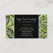 311 LIMOEN VINTAGE VISITEKAARTJE (Achterkant)