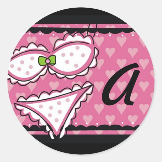 311-LINGERIE | BADPAK RONDE STICKER (Voorkant)