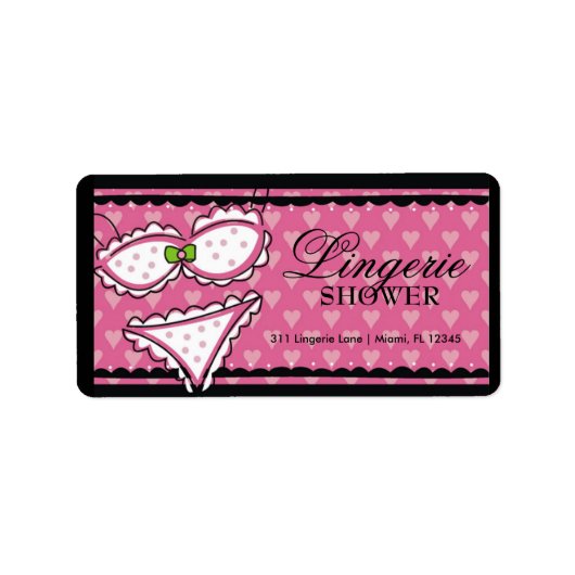 311 Lingerie Hart Etiket (Voorkant)