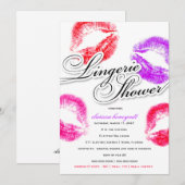 311 Lingerie Shower Colorful Kisses Kaart (Voorkant / Achterkant)