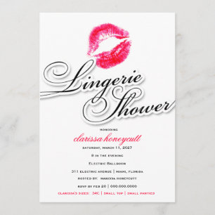 311-Lingerie Shower - Snoep Red Kisses Kaart