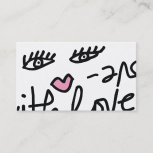 311-Lip Service met  Liefde   wit Visitekaartje