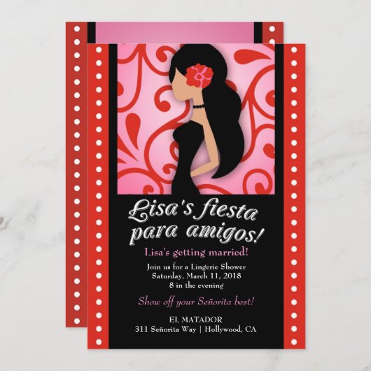 311 Lisa's Hen Party Kaart (Voorkant / Achterkant)