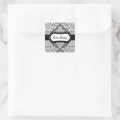 311 Lovey Dovey Damask Sticker grijs (Tas)