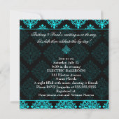 311 Luciana Aqua & Black Kaart (Achterkant)