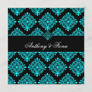 311 Luciana Aqua & Black Kaart