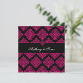 311 Luciana Hot Pink & Black Kaart (Staand voorkant)