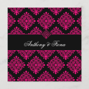 311 Luciana Hot Pink & Black Kaart