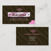 311-LUSCIEUZE PINK & CHOCOLAAT VISITEKAARTJE (Voorkant / Achterkant)