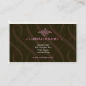 311-LUSCIEUZE PINK & CHOCOLAAT VISITEKAARTJE (Achterkant)