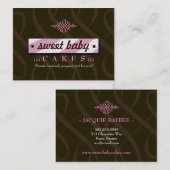 311-LUSCIEUZE VISITEKAARTJE VOOR KEUKPINK EN CHOCO (Voorkant / Achterkant)