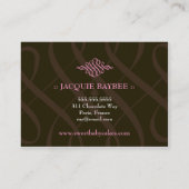 311-LUSCIEUZE VISITEKAARTJE VOOR KEUKPINK EN CHOCO (Achterkant)