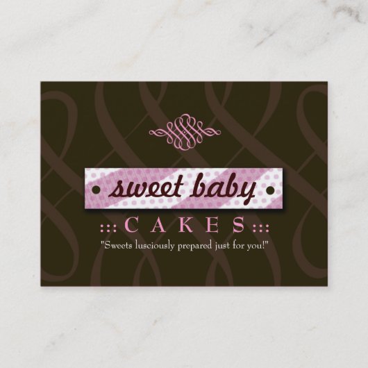 311-LUSCIEUZE VISITEKAARTJE VOOR KEUKPINK EN CHOCO (Voorkant)