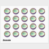 311-Luscious Glow - Aloha Fade Ronde Sticker (Vel)
