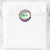 311-Luscious Glow - Aloha Fade Ronde Sticker (Tas)
