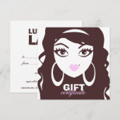 311 Luscious Lash/Hair Cadeaubon (Voorkant / Achterkant)