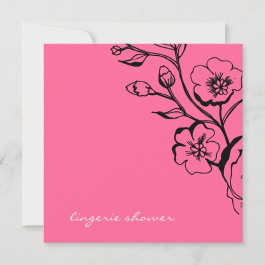 311-Lush Pink Lingerie Kaart (Voorkant)