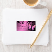 311 Lustrous Butterfly Pink Pout Label (Insitu)