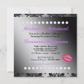 311 Luxe Lion Heraldry Paars 16, 21, 30, 40, 50 Kaart (Achterkant)