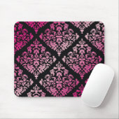 311-Luxueus roze Damask Muismat (Met muis)