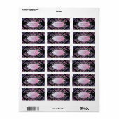 311-Luxueus Sweetheart Damask Label (Full Sheet)