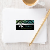 311-Luxueus Turquiose Limoen Damask Label (Insitu)