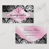 311 Luxury Cakes Damask Shimmer Visitekaartje (Voorkant / Achterkant)