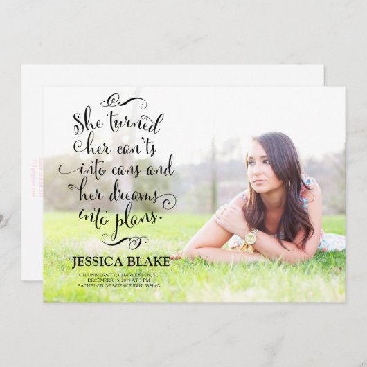 311 maakte haar blikjes in het Afstuderen van de C Aankondiging (Voorkant / Achterkant)