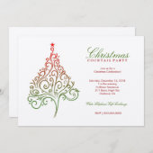 311-Magische kerstboom uitgenodigd | Metaal Kaart (Voorkant / Achterkant)