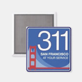 311 Magneet (Voorkant / Achterkant)