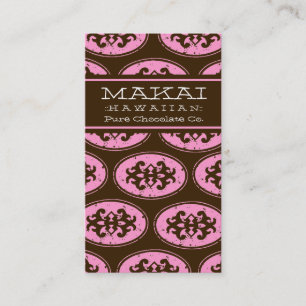 311 MAKAI VISITEKAARTJE PINK LEI