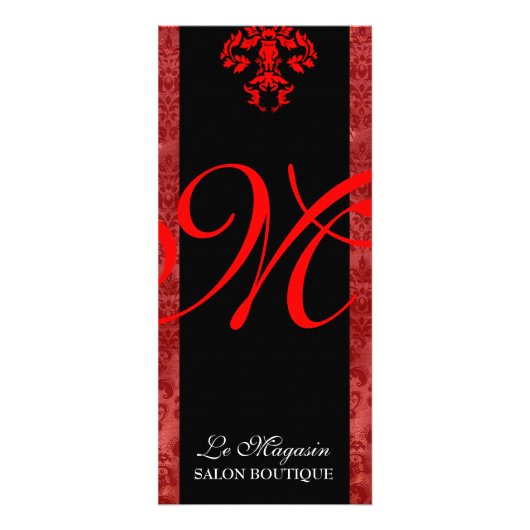 311 Marley Monogram Red Reclamekaart (Voorkant)