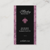 311-Marley Monogram Sweet Pink Visitekaartje (Achterkant)