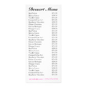 311 Menu Dollface Desserts Blondie Stippen (Achterkant)