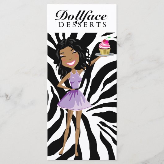 311 Menu Dollface Desserts Ebonie Zebra (Voorkant)