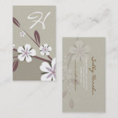 311-Metallic Platinum Blossom Beauty | Groen Visitekaartje (Voorkant / Achterkant)