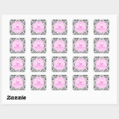 311 Miss Priss Grunge Cake Vierkante Sticker (Vel)
